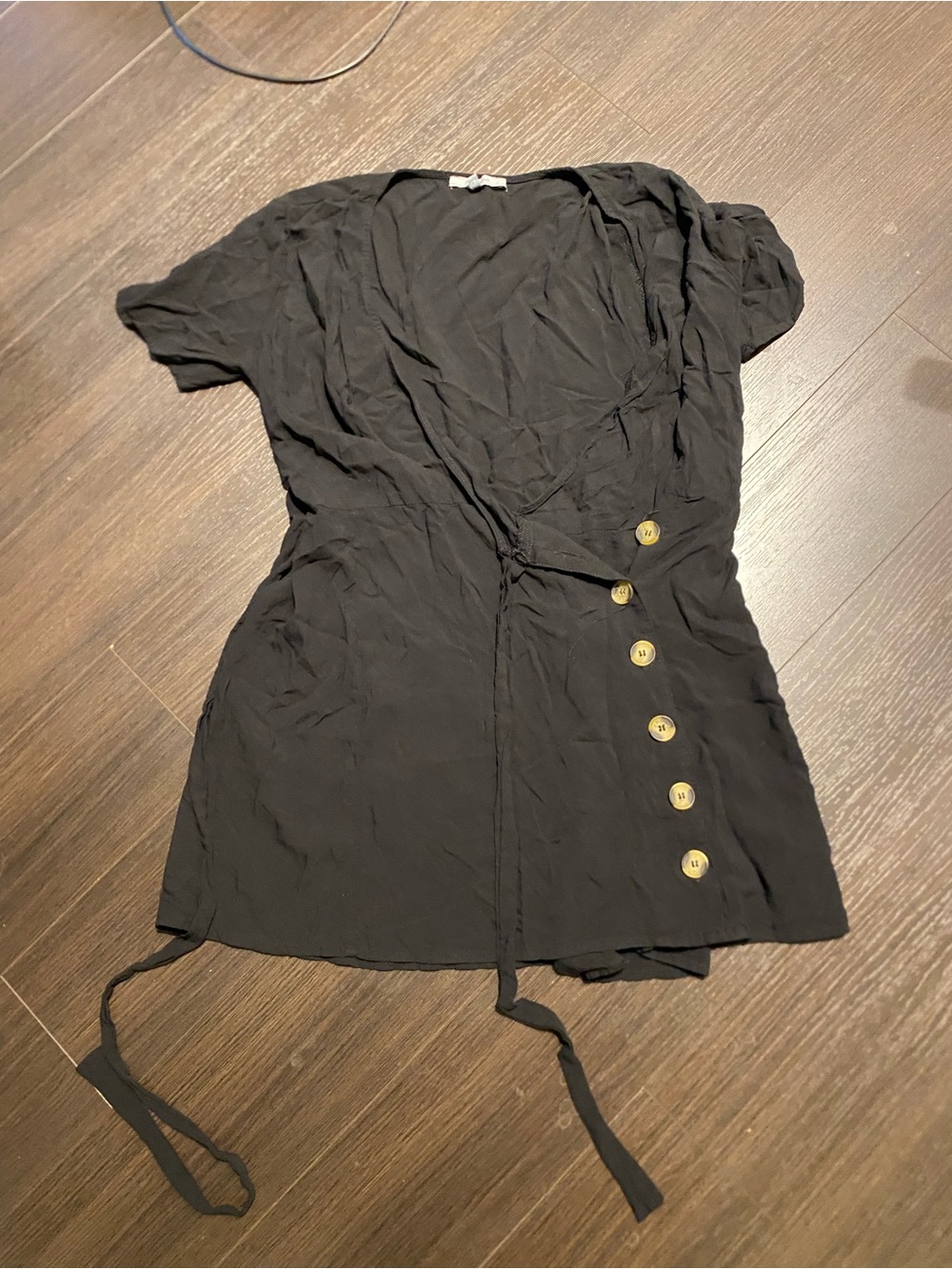 Basement Brand Women's Black Top / Blouse Large